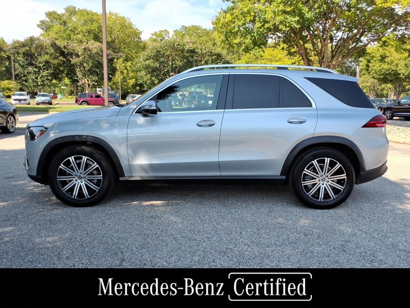 Certified Used 2025 Cirrus Silver Metallic Mercedes-Benz GLE 350 image 3