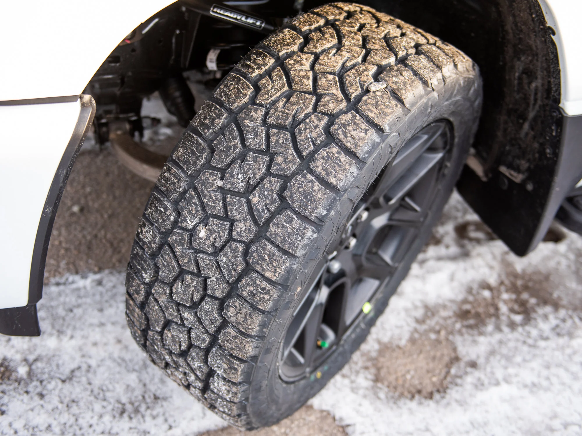 New 2026 White RAM Sport*, 2 Inch Lift, 33 Inch Tires image 3