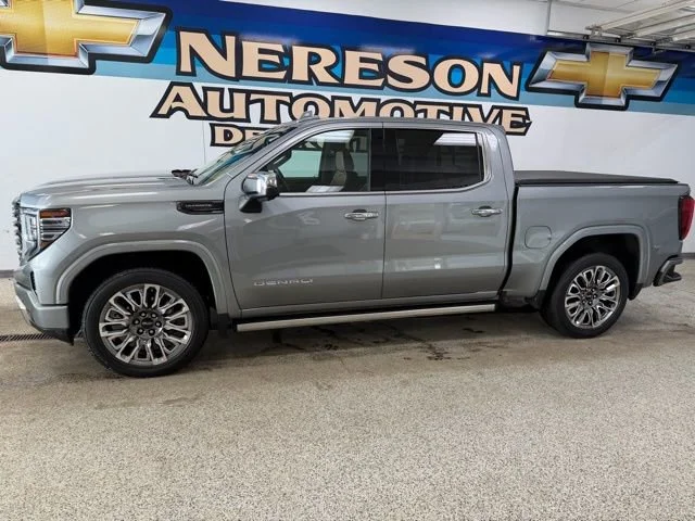 Used 2023 GMC Sierra 1500 Denali Ultimate with VIN 1GTUUHE85PZ233722 for sale in Detroit Lakes, Minnesota