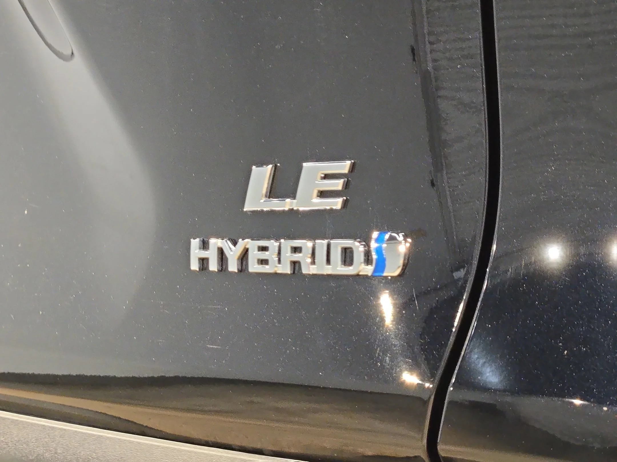 Certified Used 2024 Midnight Black Metallic Toyota Hybrid LE image 36