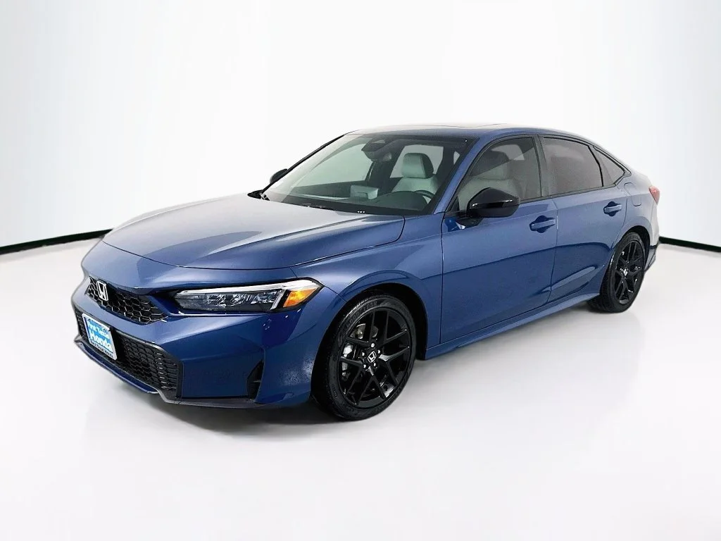 New 2027 Blue Lagoon Pearl Honda Hybrid image 4