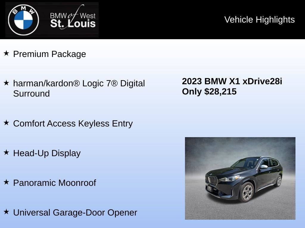Used 2023 Black BMW xDrive28i image 8