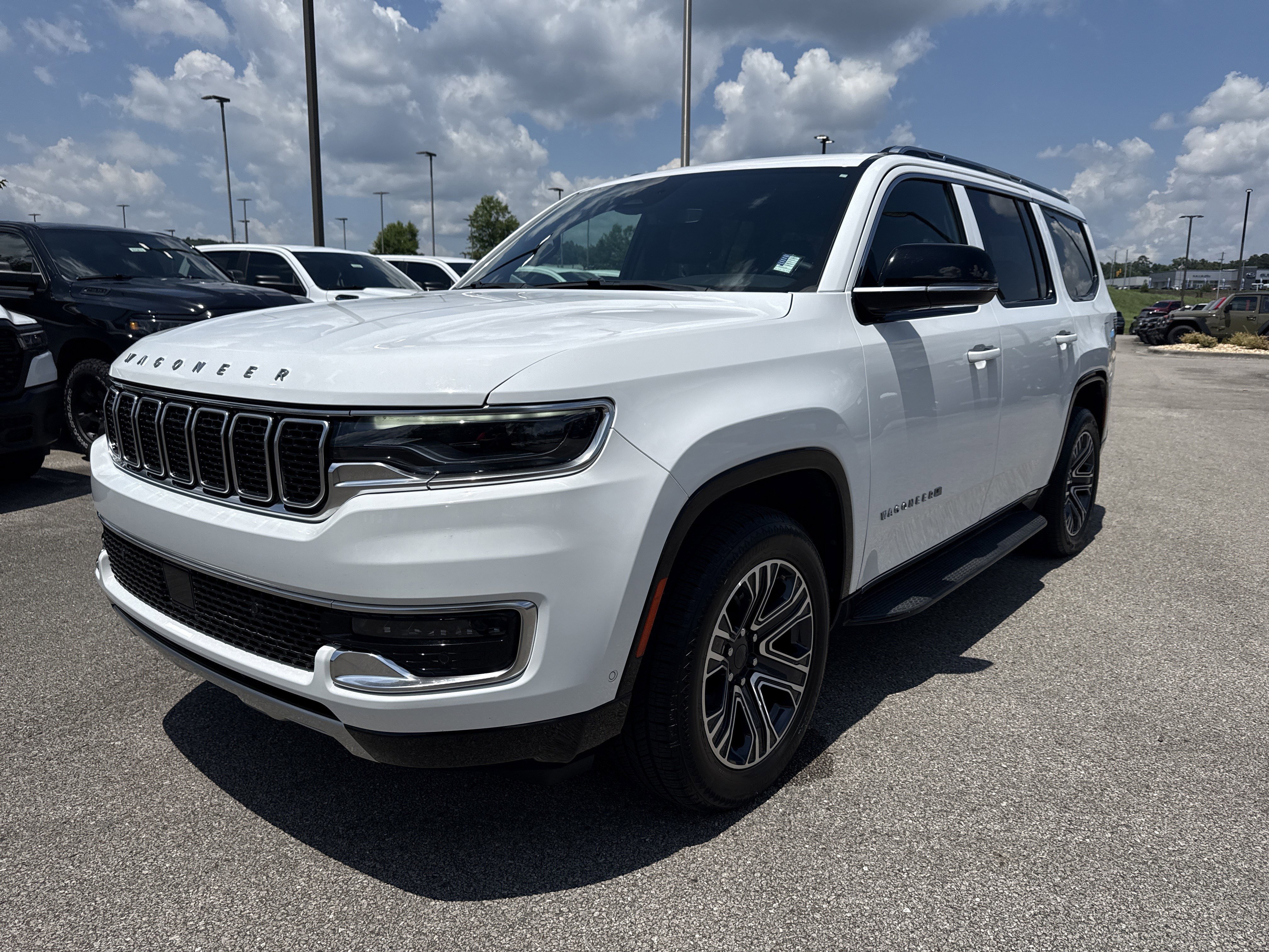Used 2024 Bright White Clearcoat Jeep Series II image 3
