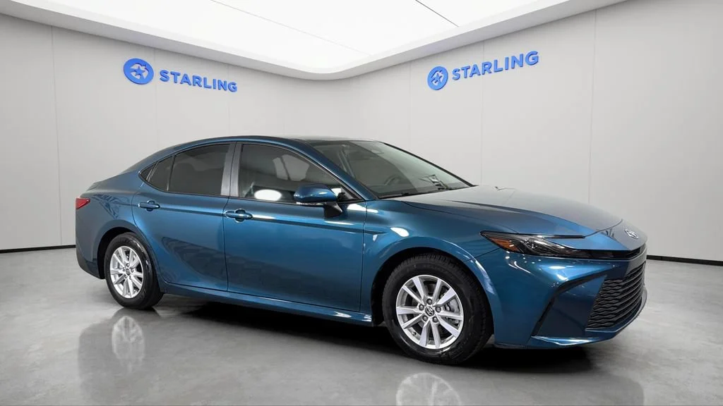Used 2025 Blue Toyota LE image 12