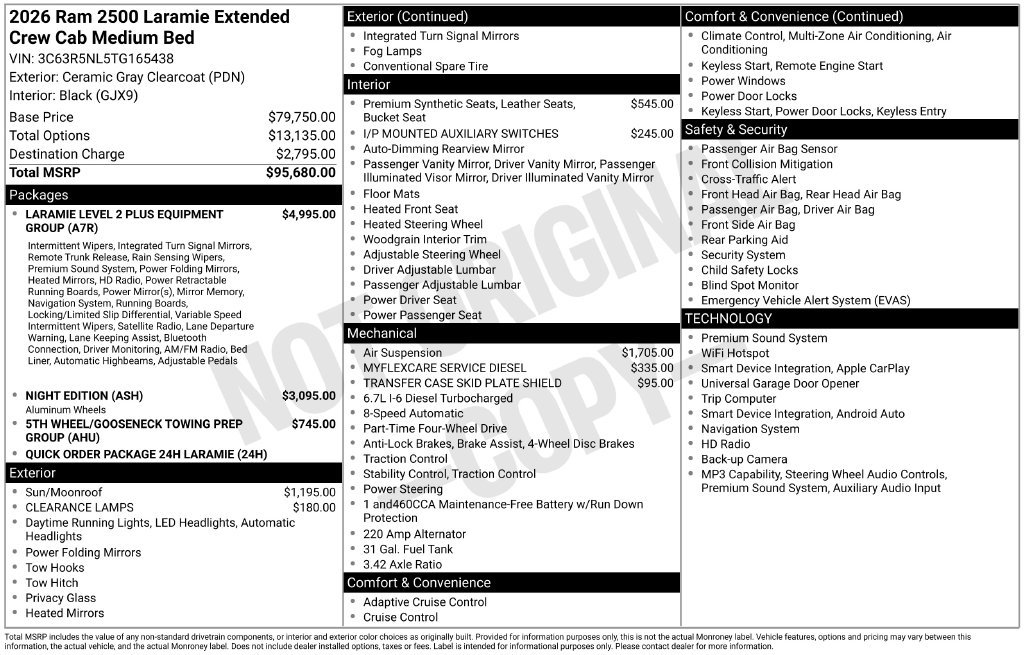 Used 2026 White Ram Laramie image 24