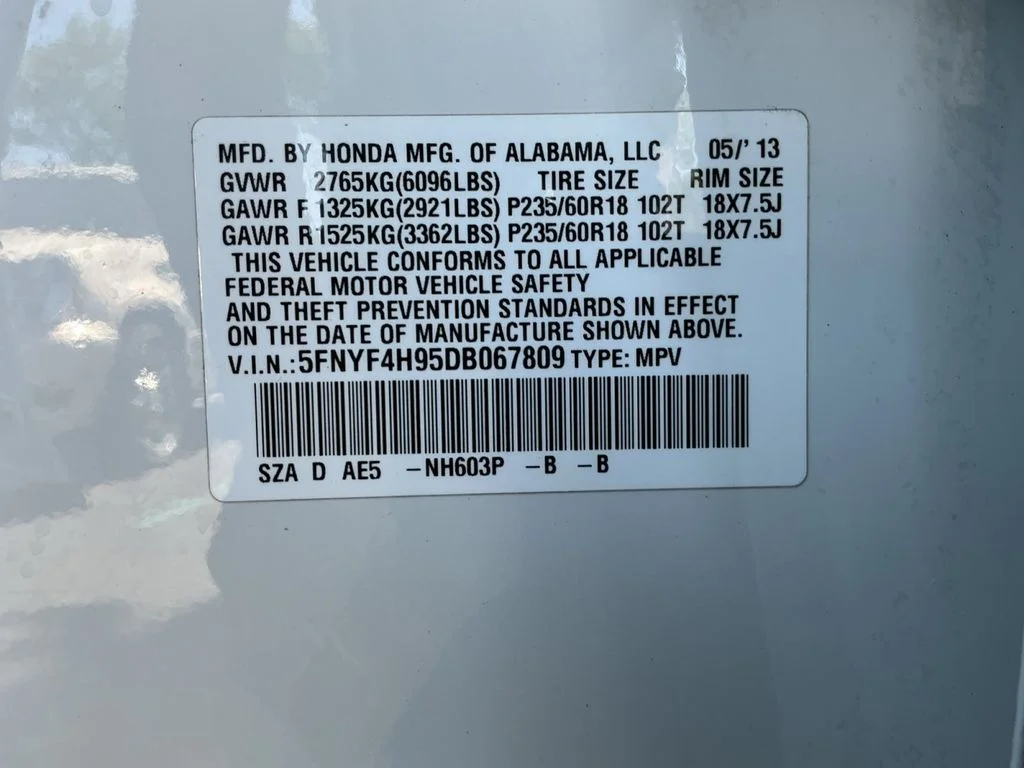Used 2013 White Honda Touring image 25