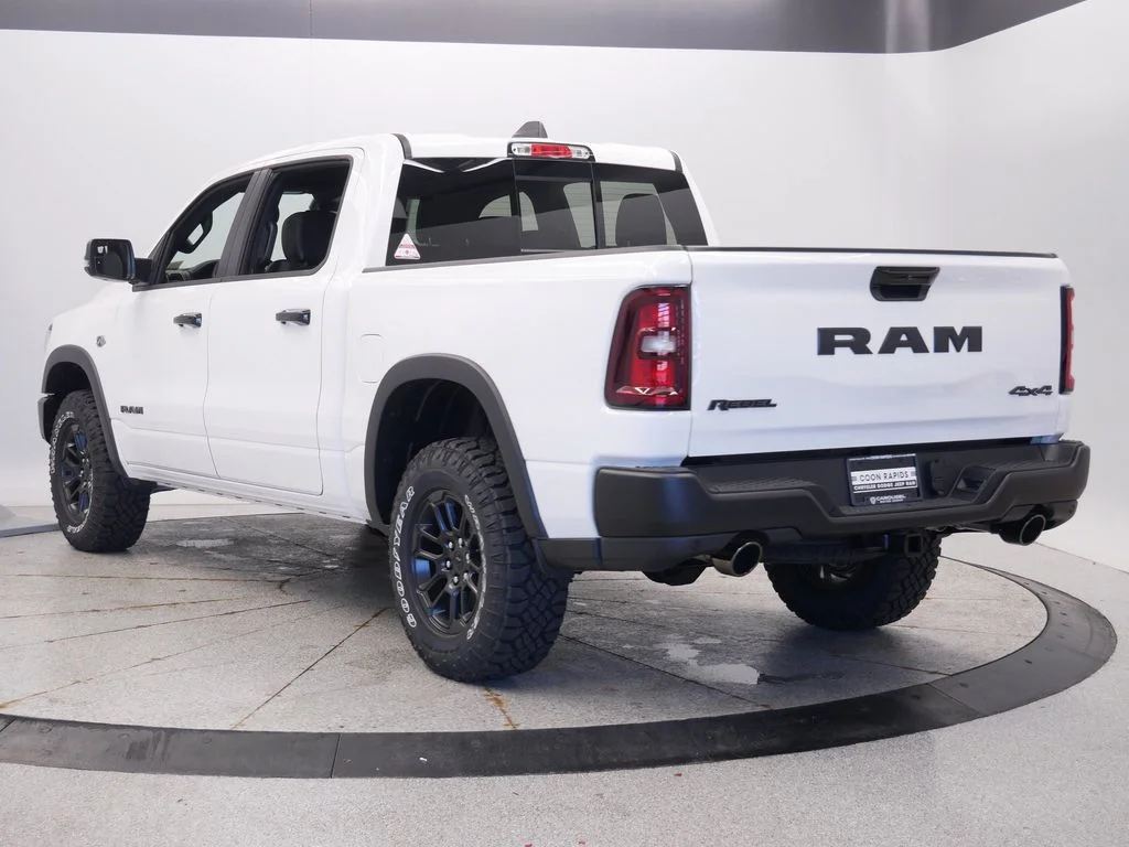 New 2026 Bright White Clear-Coat Exterior Paint Ram Rebel image 3