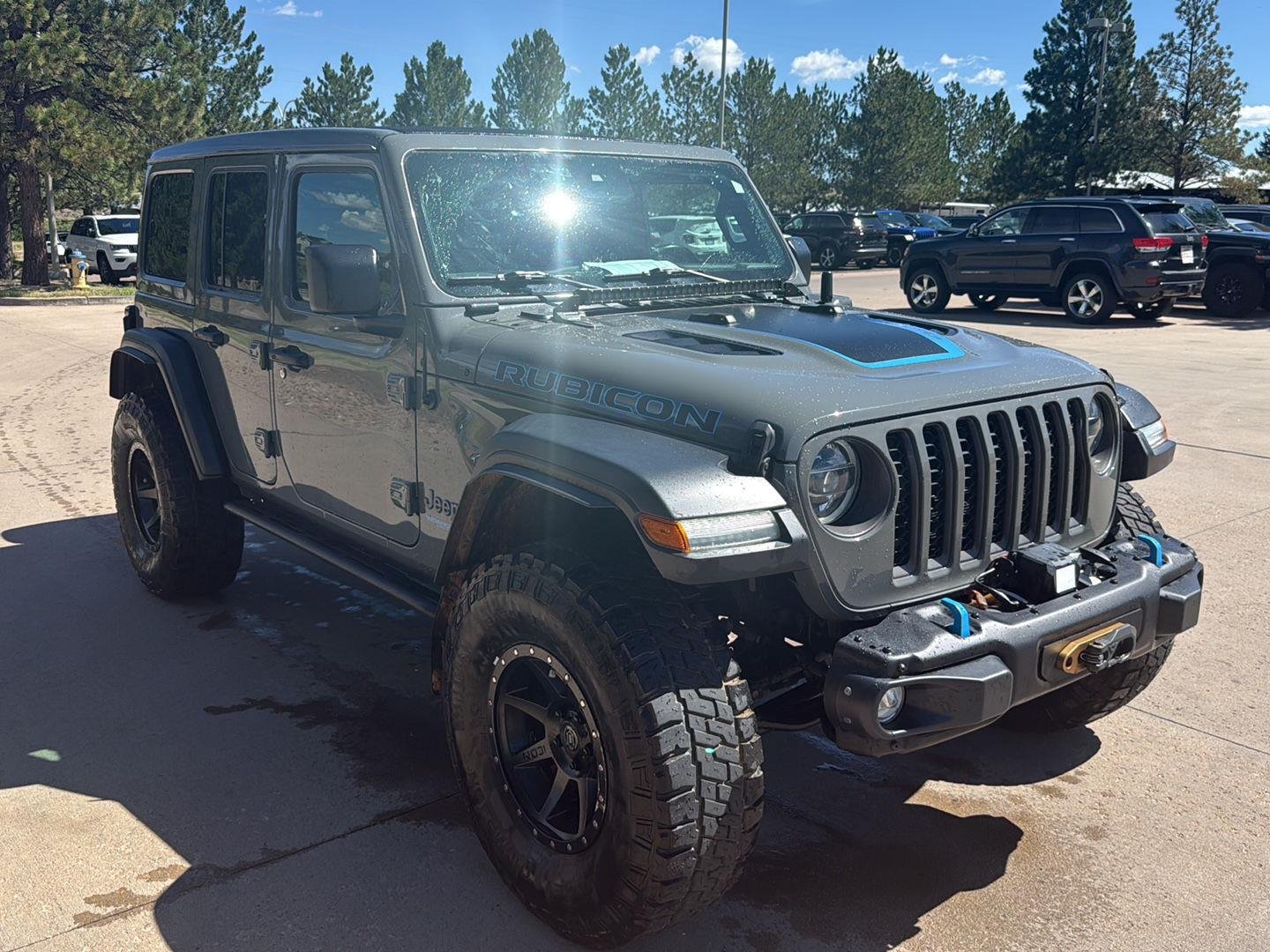 Used 2021 Sting-Gray Clearcoat Jeep Unlimited Rubicon image 4