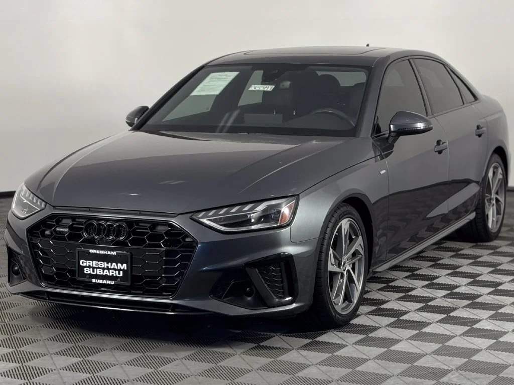 Used 2021 Gray Audi 45 S line Premium Plus image 3