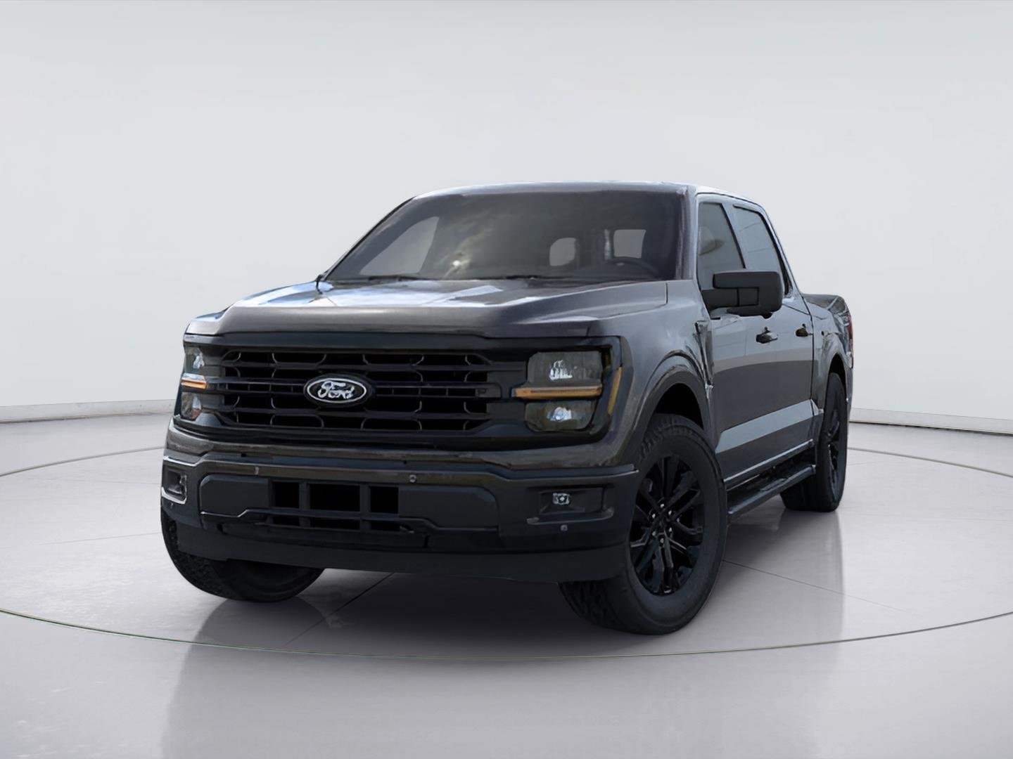 New 2026 Agate Black Metallic Ford XLT image 2
