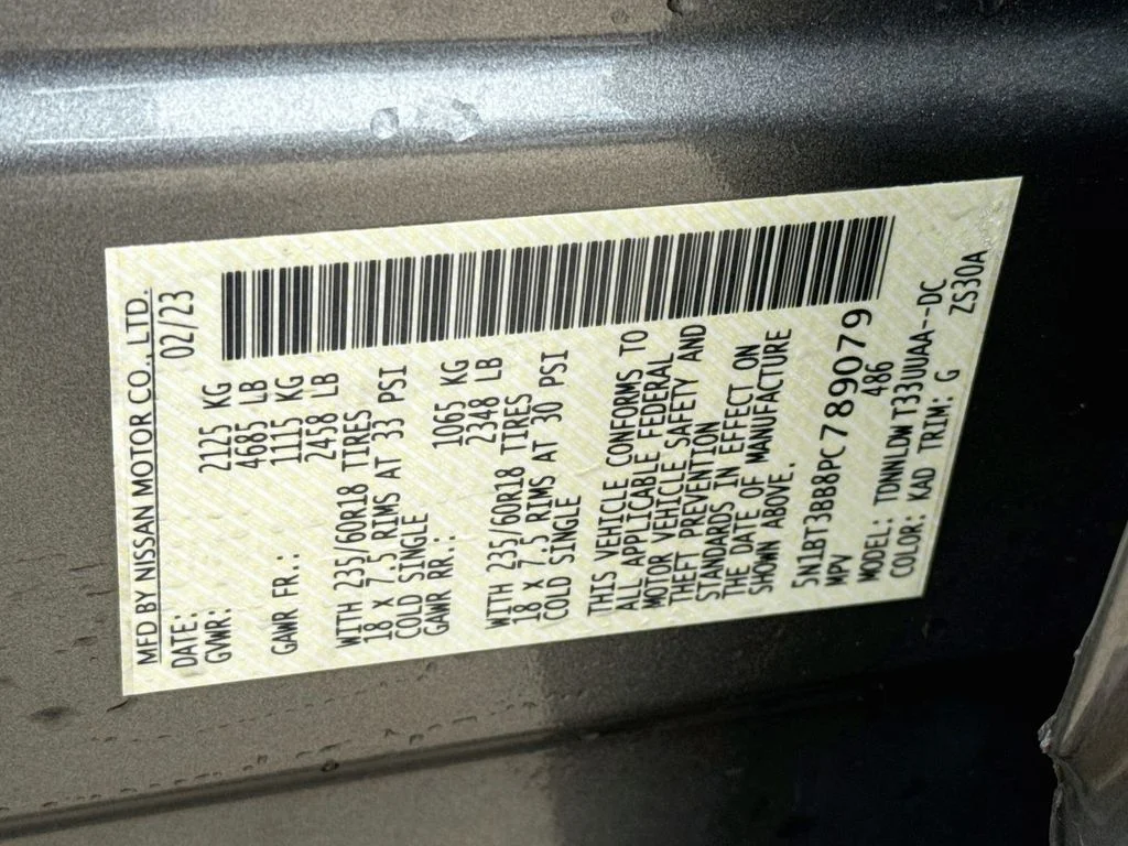 Used 2023 Gun Metallic Nissan SV image 32