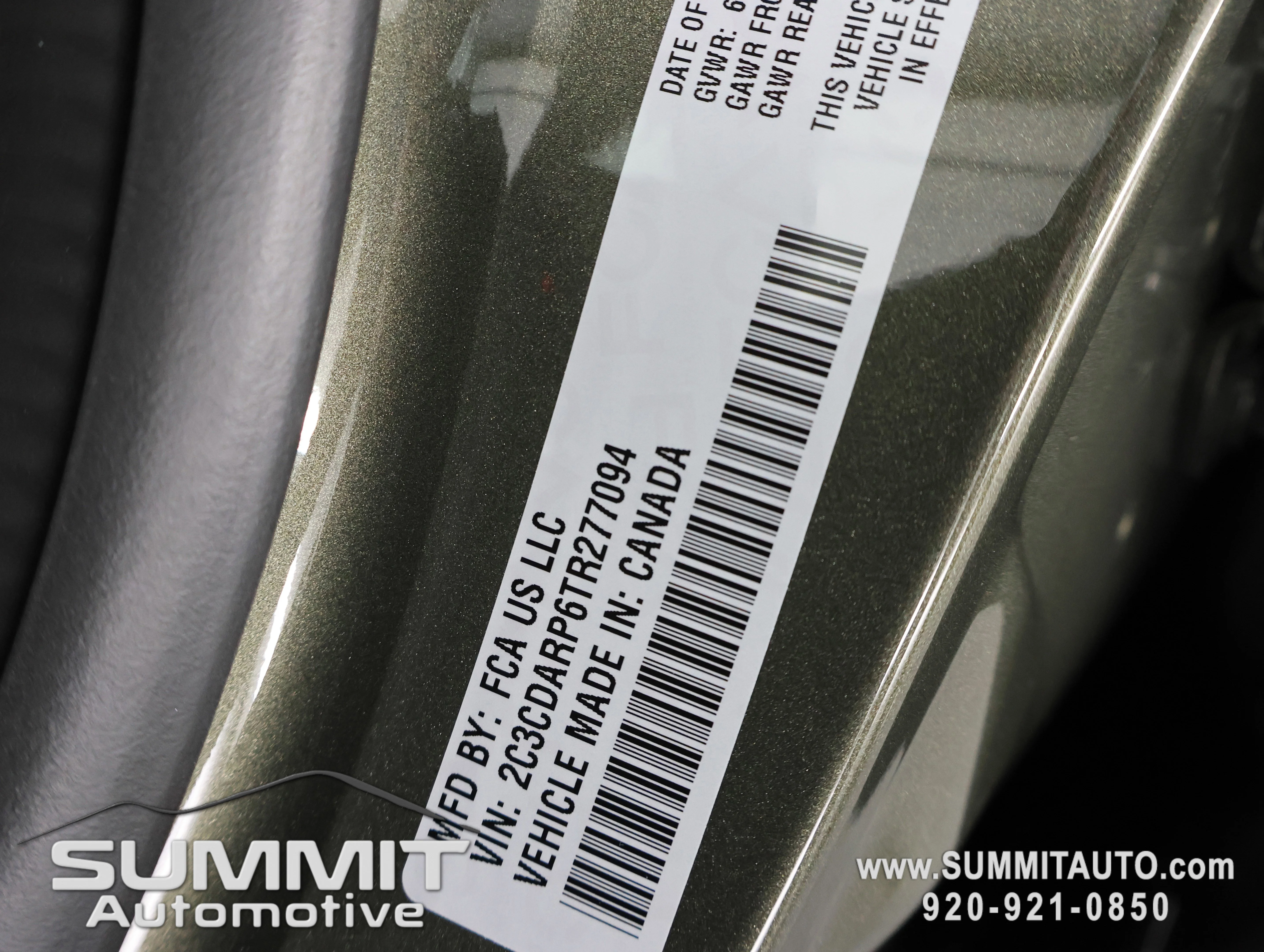 New 2026 Green Machine Exterior Paint Dodge R/T Scat Pack image 80