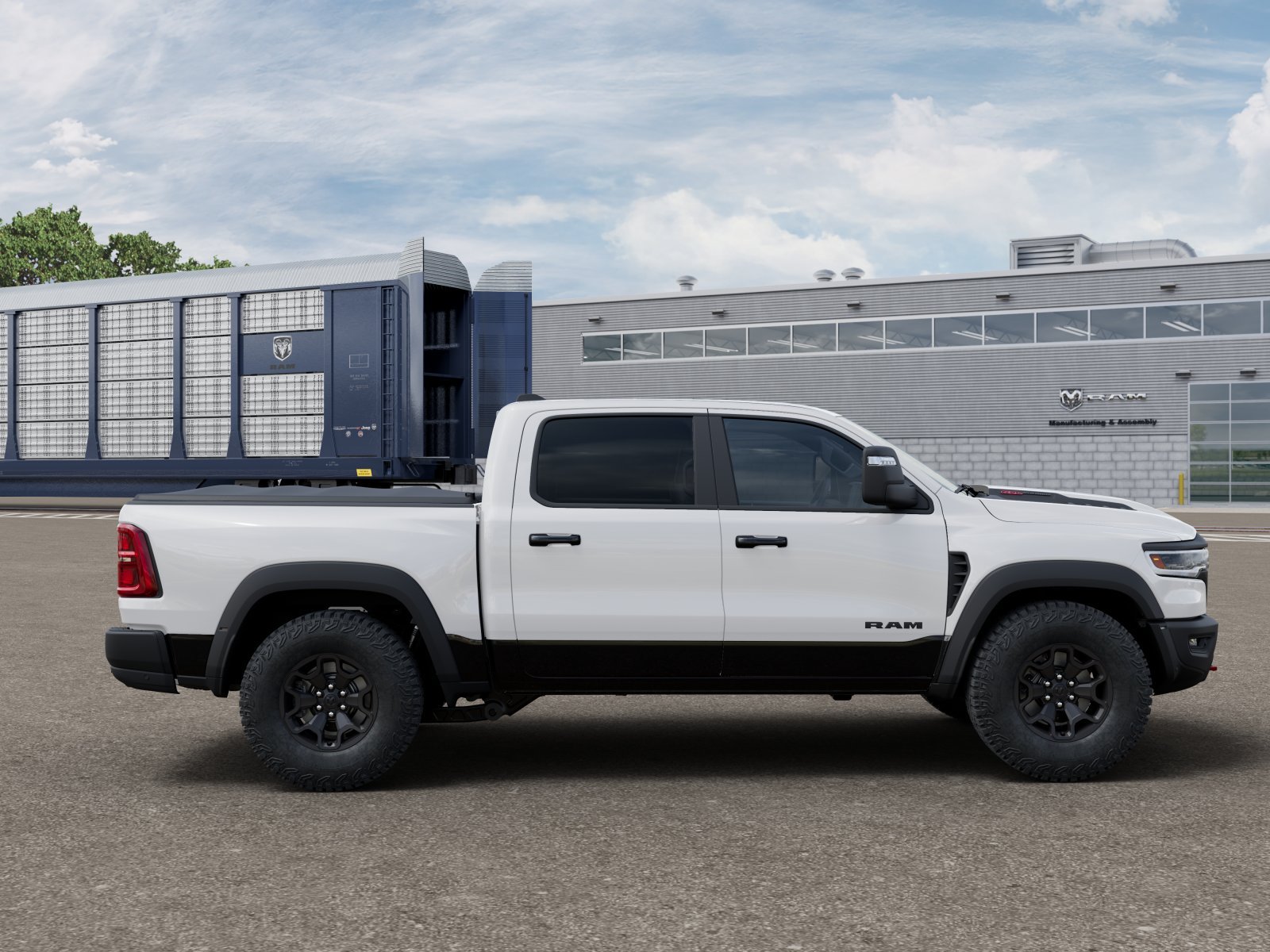 New 2027 Bright White Clear-Coat Exterior Paint RAM TRX image 12