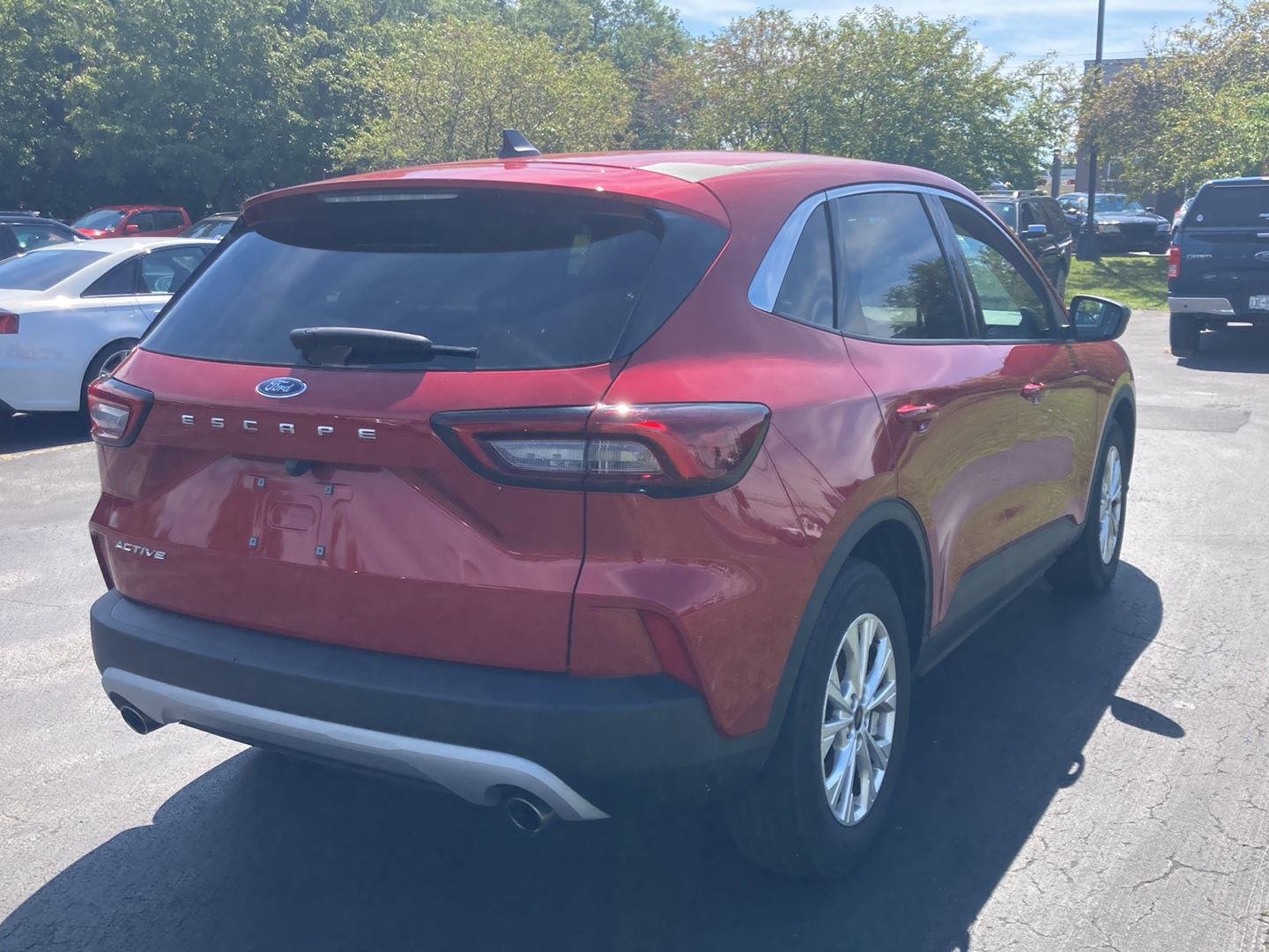 Used 2023 Rapid Red Metallic Tinted Clearcoat Ford Active image 7