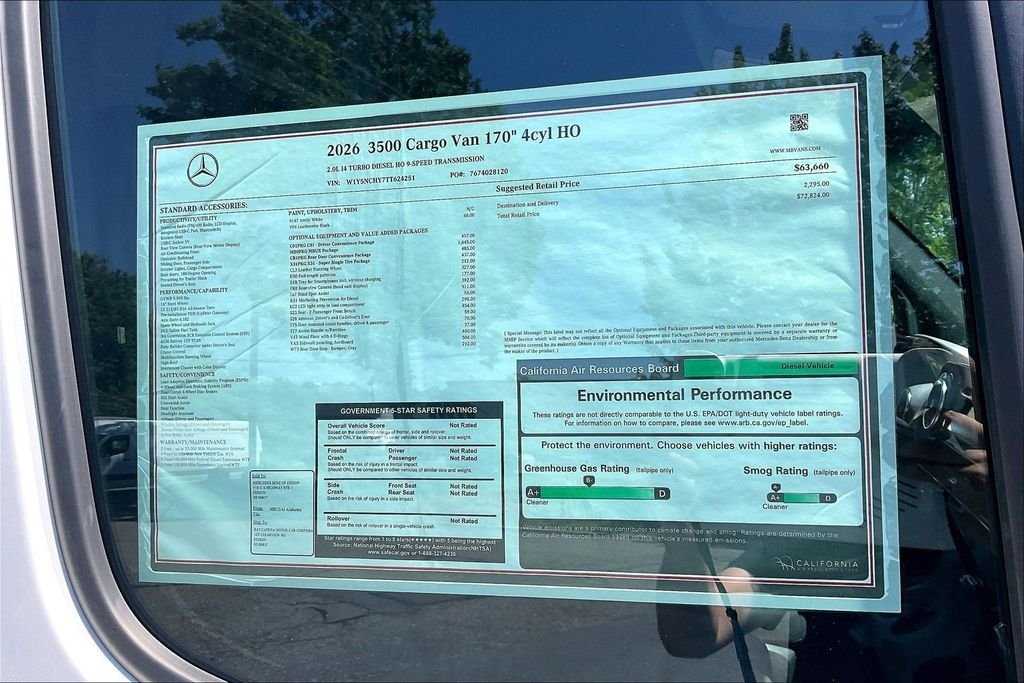 New 2026 Arctic White Mercedes-Benz Cargo 170 WB image 13