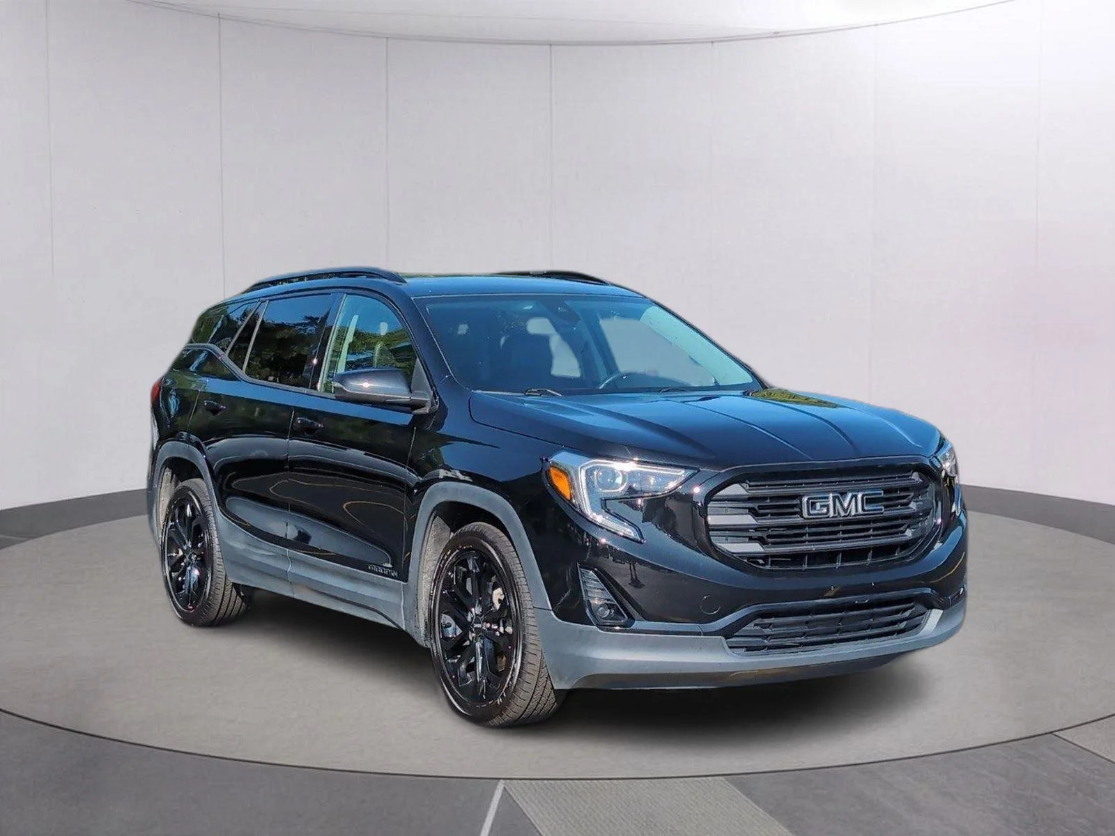 Used 2020 EBONY TWILIGHT METALLIC GMC SLT image 9