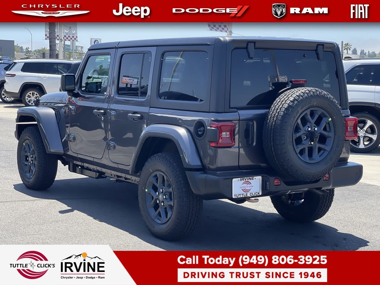 New 2026 Granite Crystal Metallic Clear-Coat Exterior Paint Jeep 85th Anniversary image 4