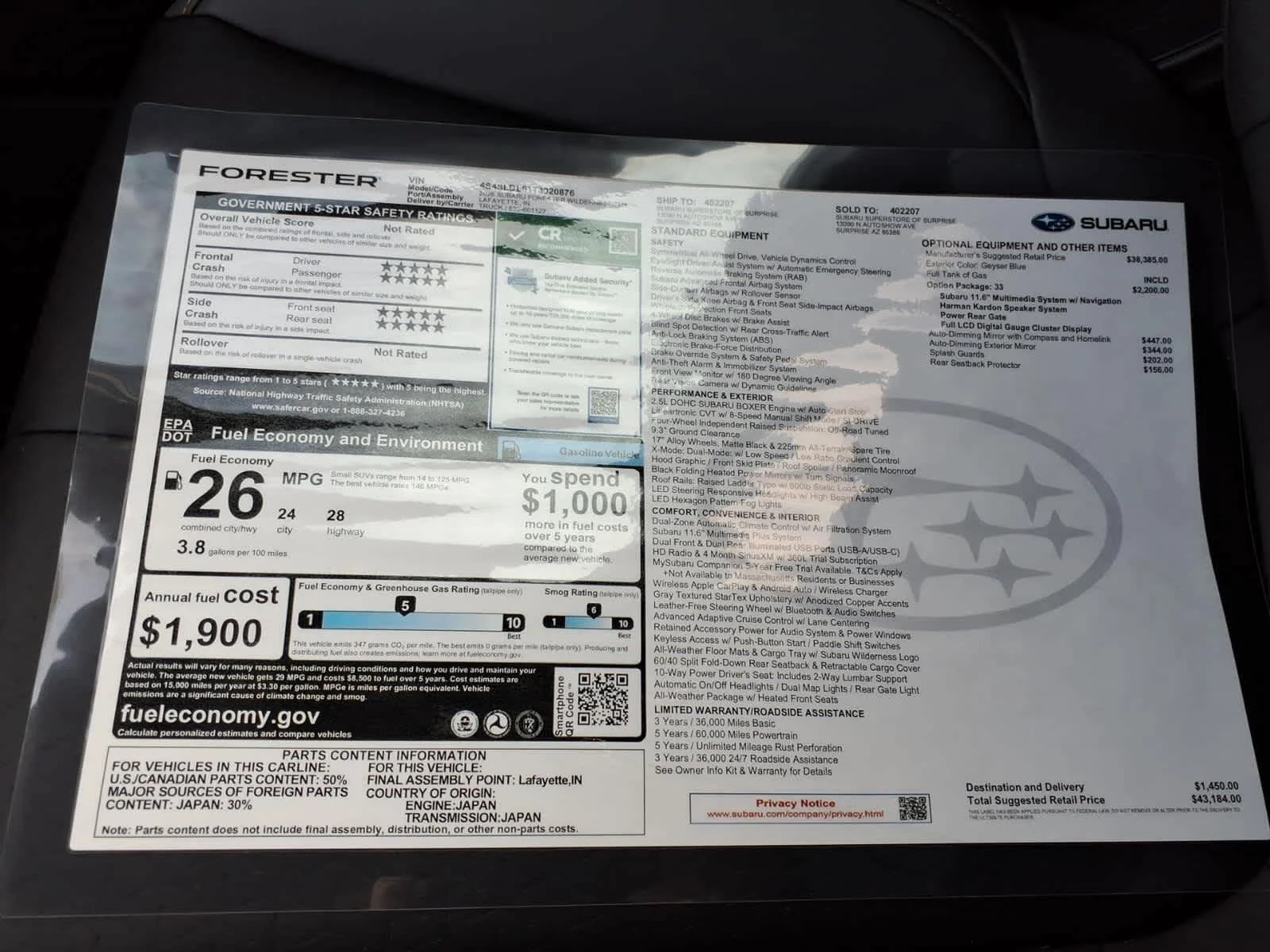 2026 Subaru Forester Wilderness - Photo 40