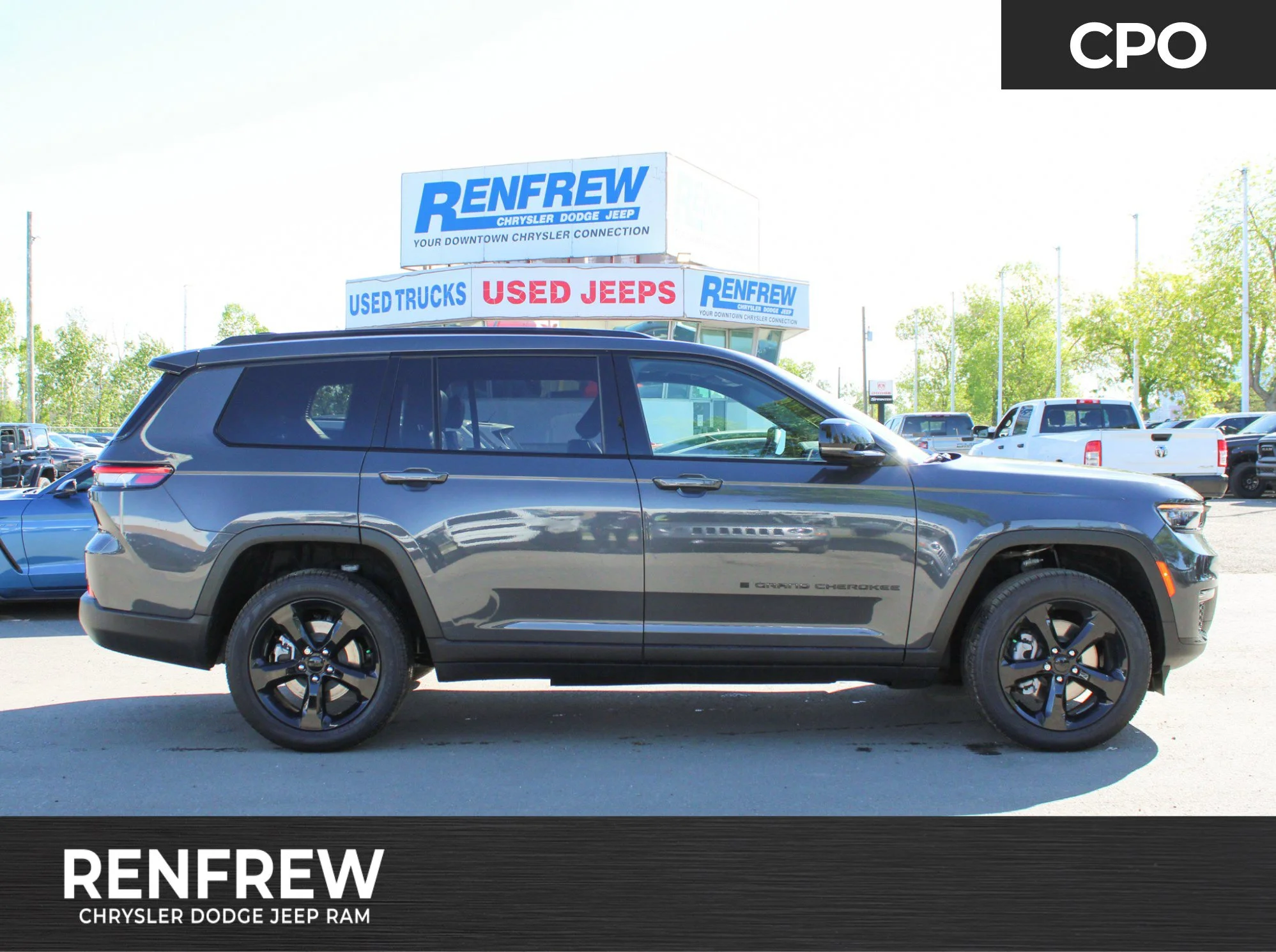 Certified Used 2025 Grey Jeep Limited * V6 | Trailer Tow Package  | Adaptive Cruise | Heated Seats image 1