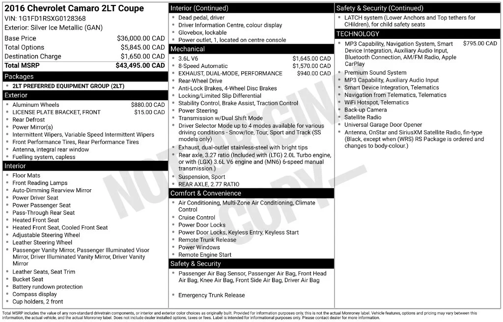 Used 2016  Chevrolet 2LT image 9