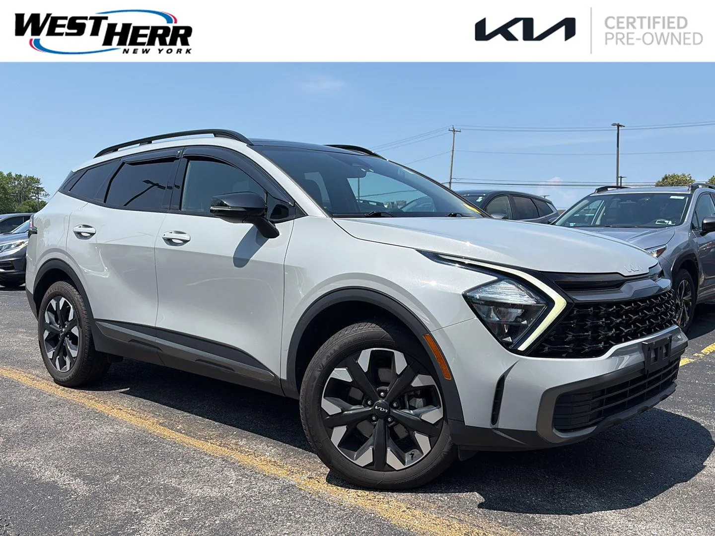 Certified Used 2023 Wolf Gray Kia X-Line image 1