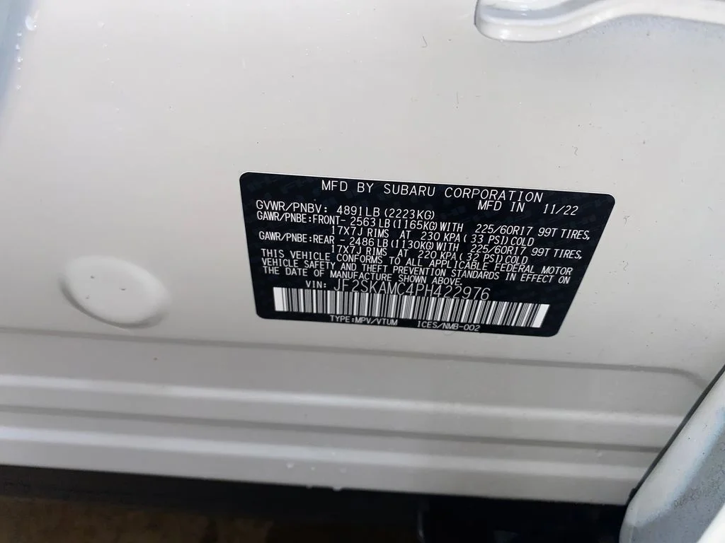 Used 2023 White Subaru Wilderness image 30