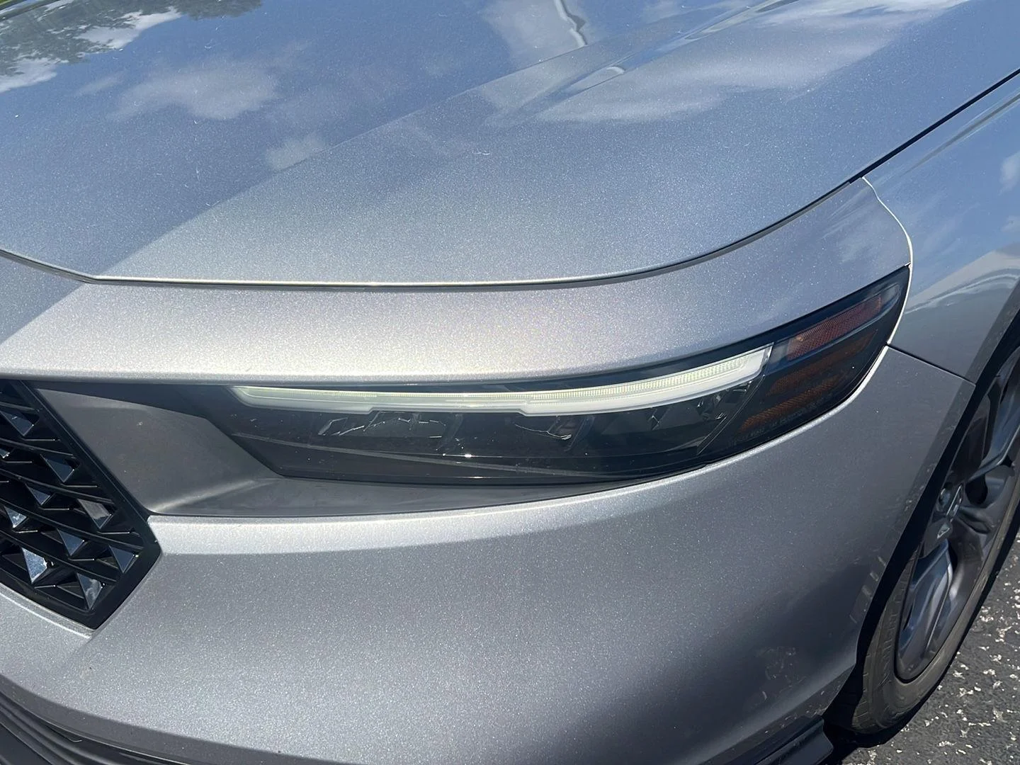 Used 2024 Solar Silver Metallic Honda EX image 20