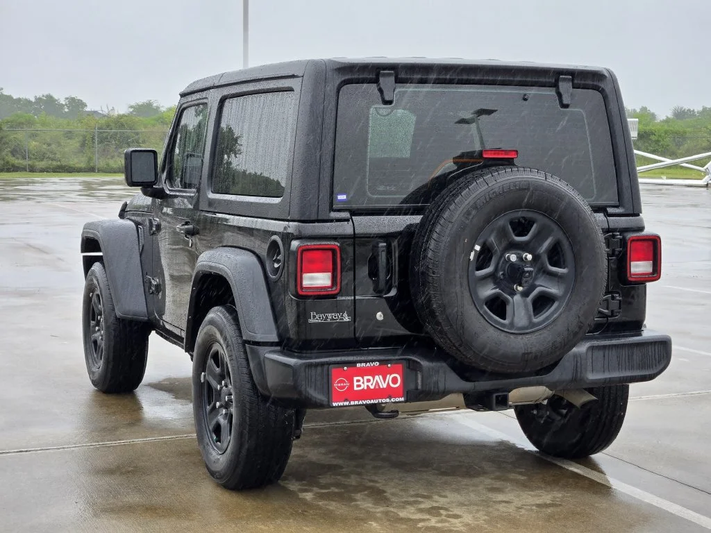 Used 2023 Black Jeep 2-Door Sport 4x4 image 6