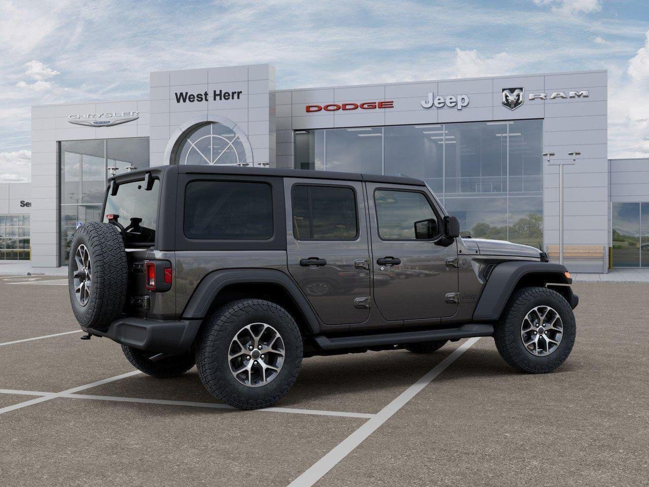 New 2026 Granite Crystal Metallic Clear-Coat Exterior Paint Jeep Sport S image 30