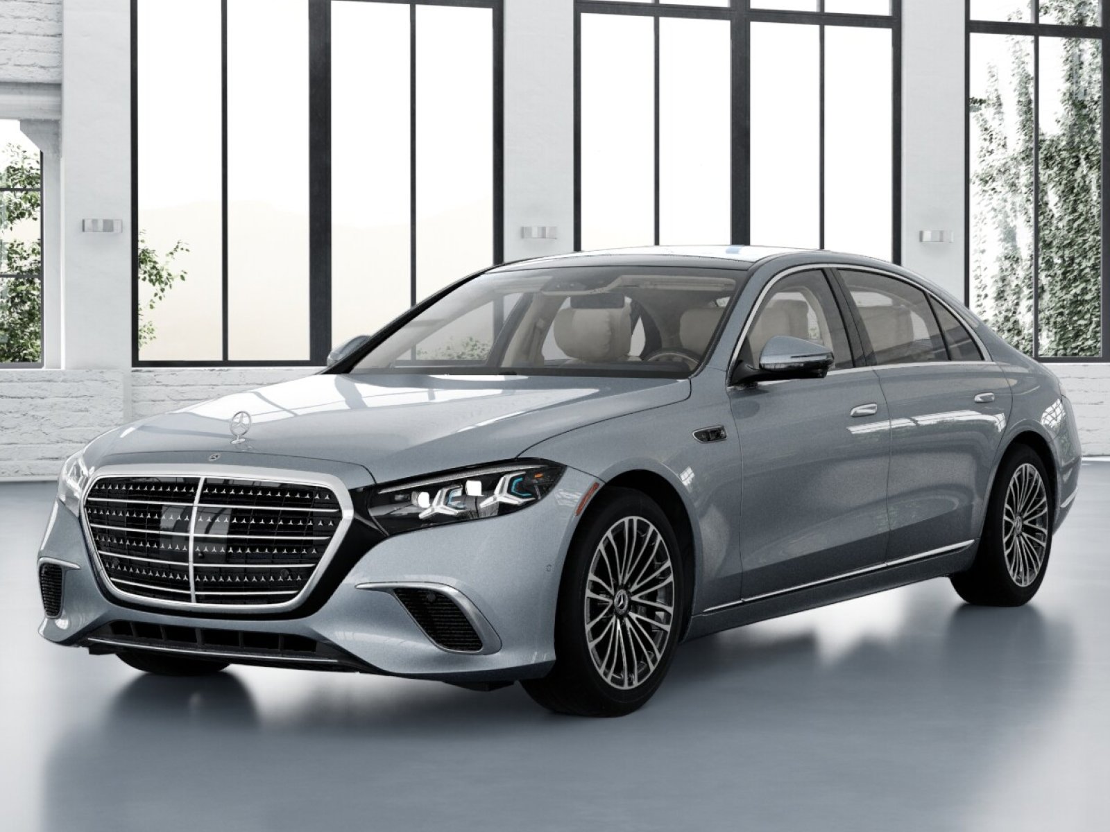 New 2027 Cirrus Silver Metallic Mercedes-Benz S 580 4MATIC® Sedan image 1