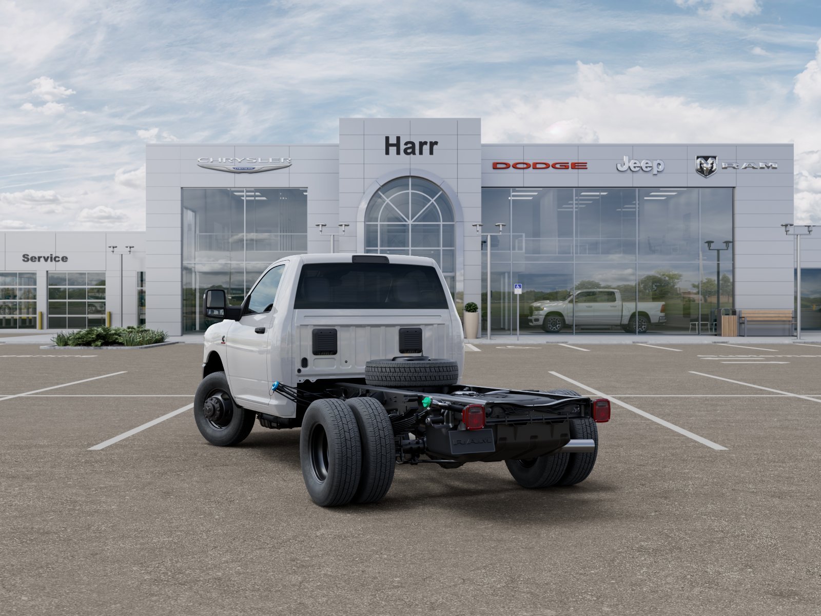 New 2026 Bright White Clear-Coat Exterior Paint RAM Tradesman image 44