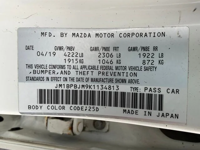 Used 2019 White Mazda Base image 45