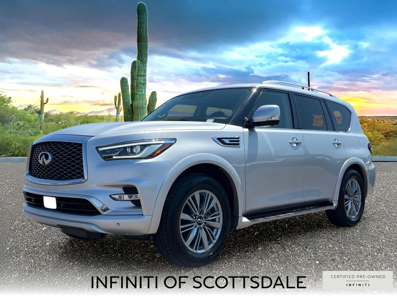 Used 2022 Liquid Platinum INFINITI Luxe image 1