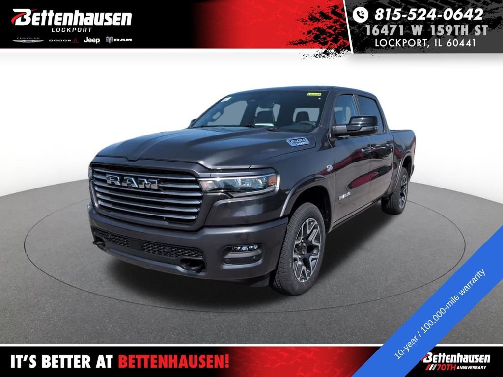 New 2026 Granite Crystal Metallic Clear-Coat Exterior Paint RAM Laramie image 13
