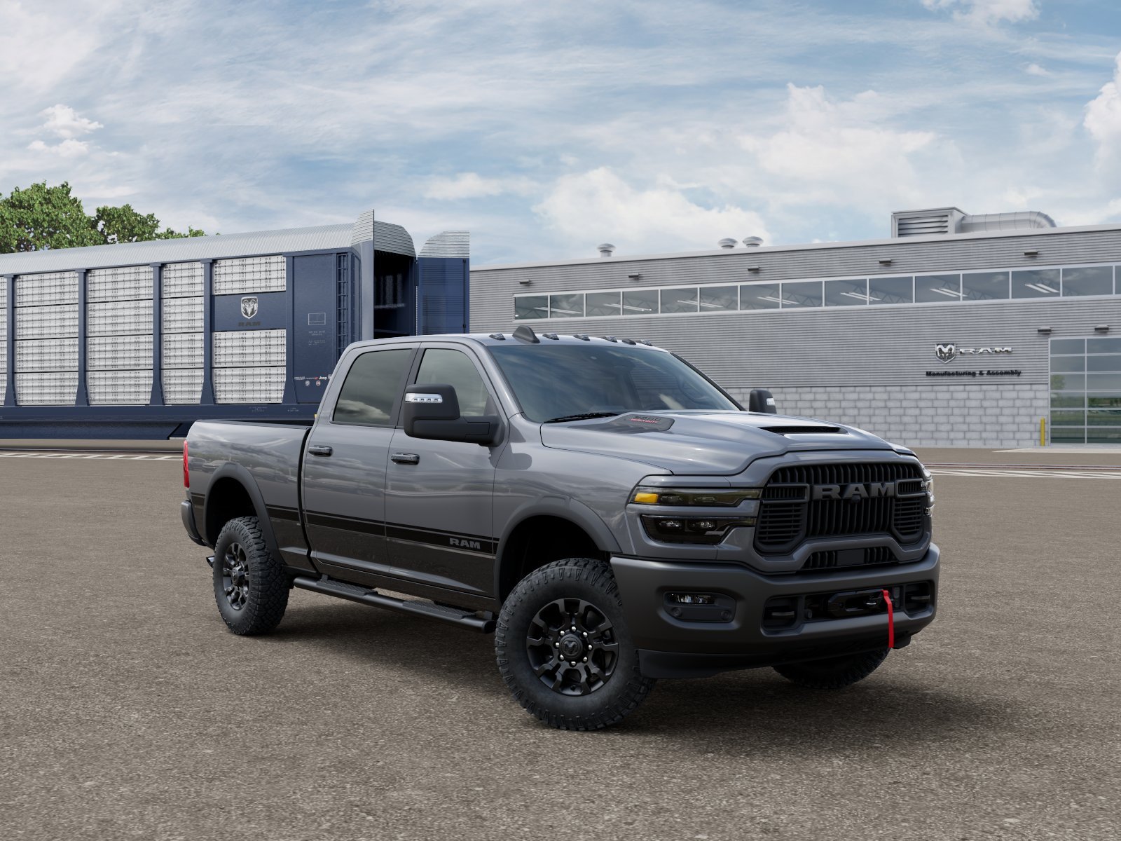 New 2026 Ceramic Gray Clearcoat RAM POWER WAGON image 3