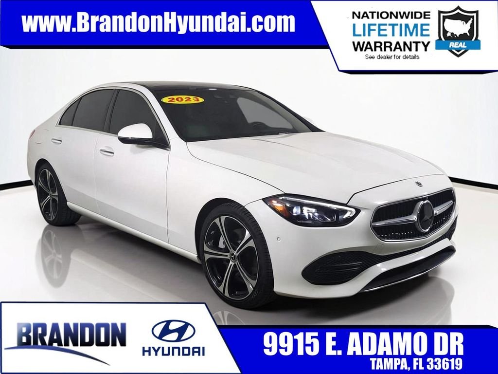 Used 2023 White Mercedes-Benz C 300 image 1