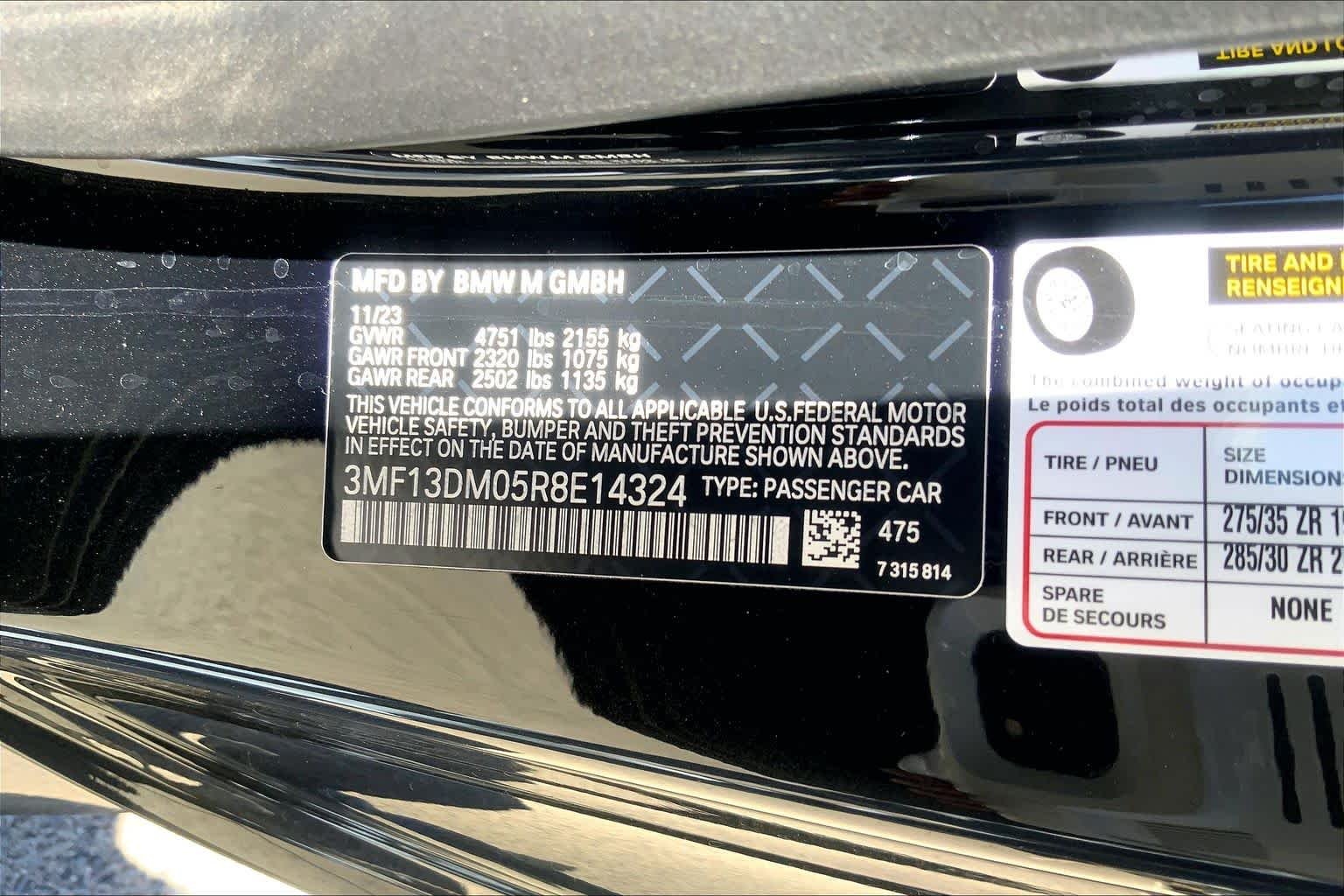 Used 2024 Black Sapphire Metallic BMW  image 30