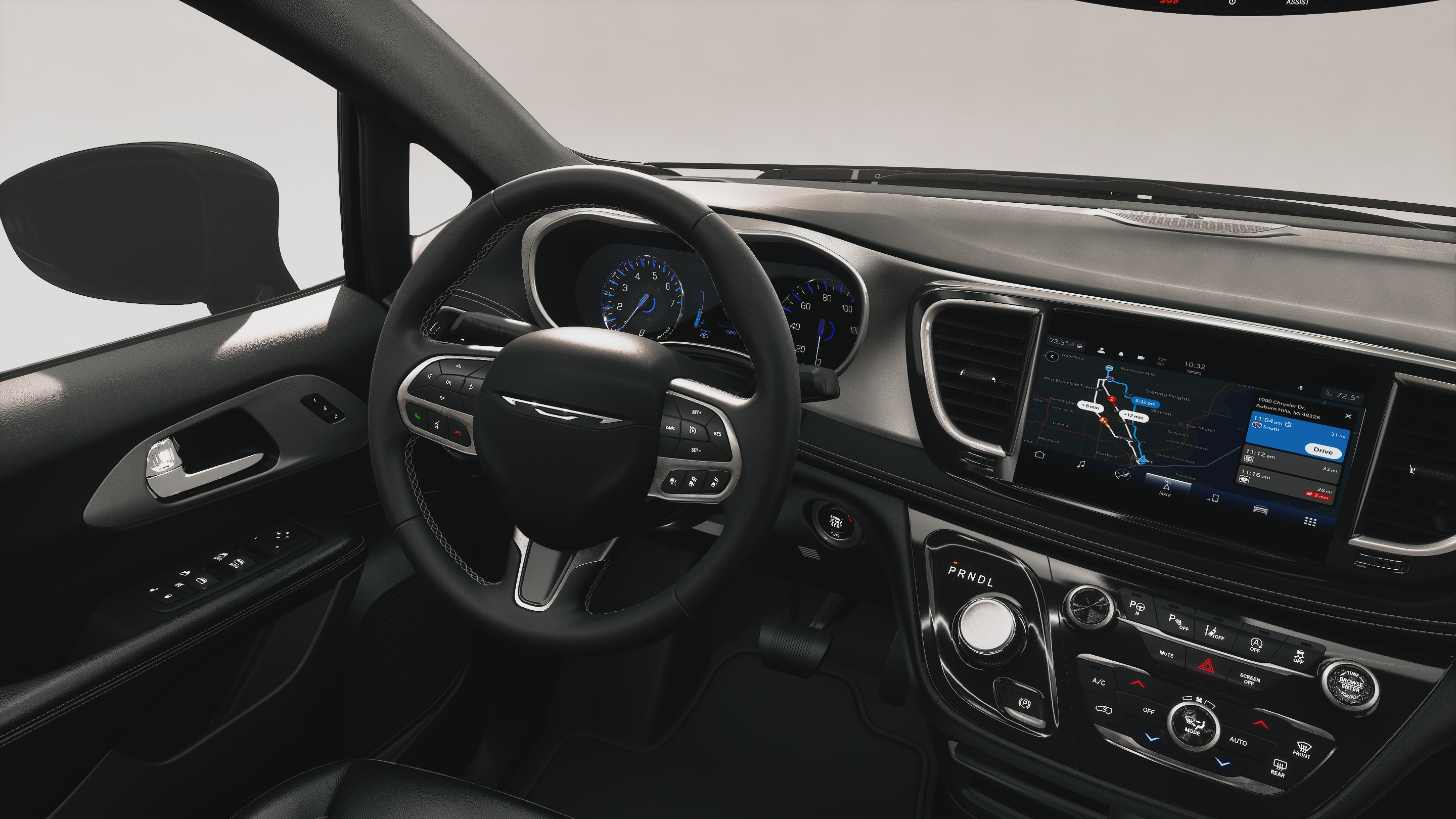 New 2027 Diamond Black Crystal Pearl-Coat Exterior Paint Chrysler Select image 9