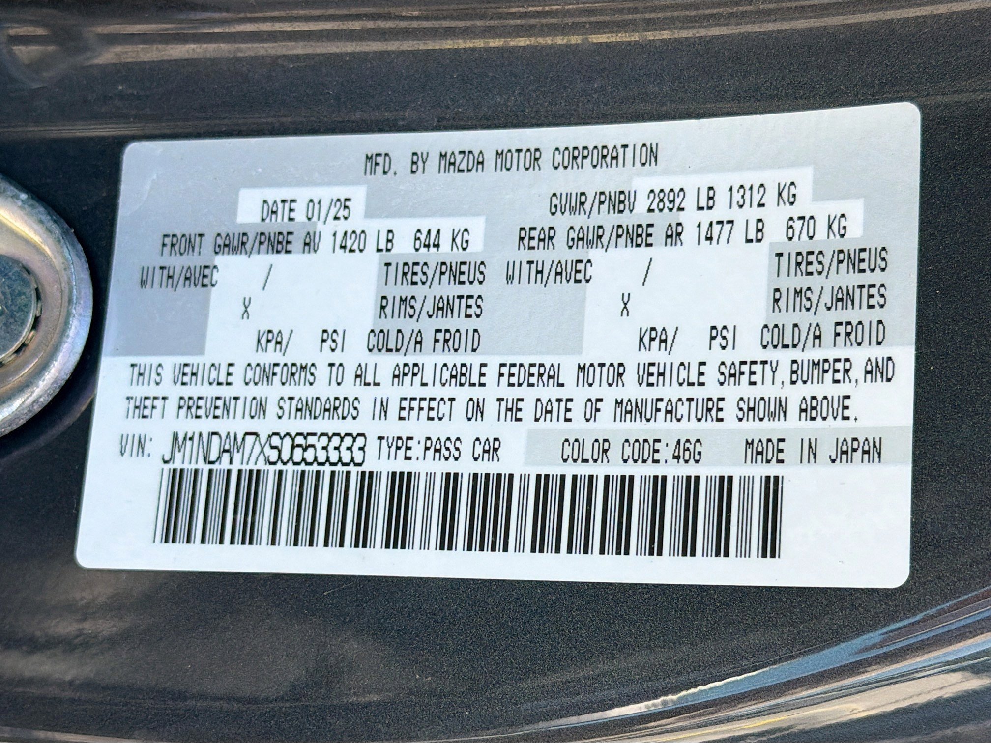 Used 2025 Machine Gray Metallic Mazda Grand Touring image 39