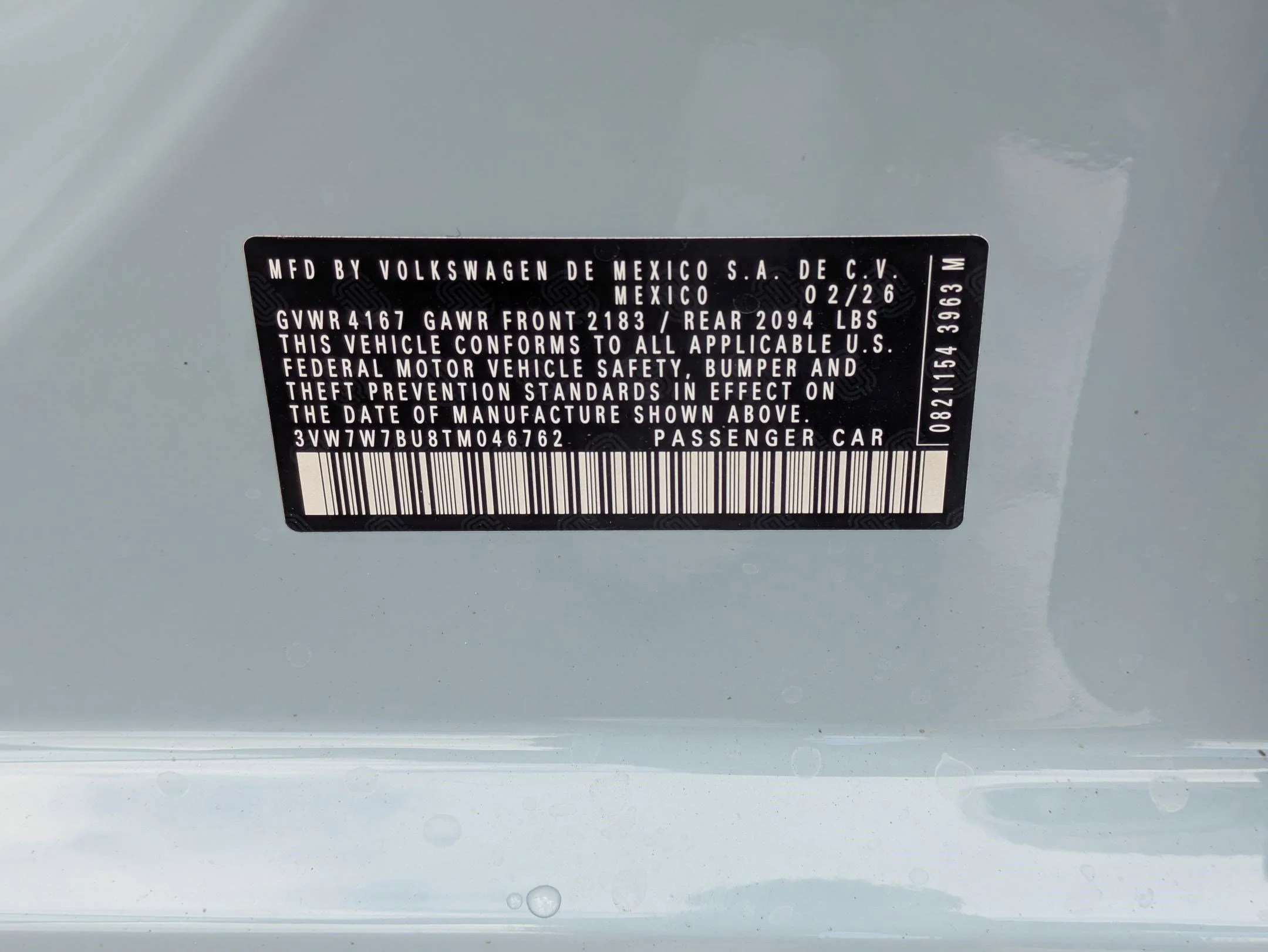 New 2026 Monument Gray Volkswagen SE image 16
