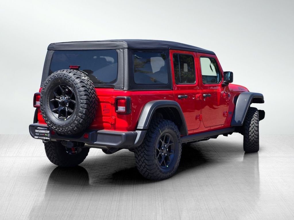 New 2025 Jeep Wrangler 4xe Willys Sport Utility in San Leandro