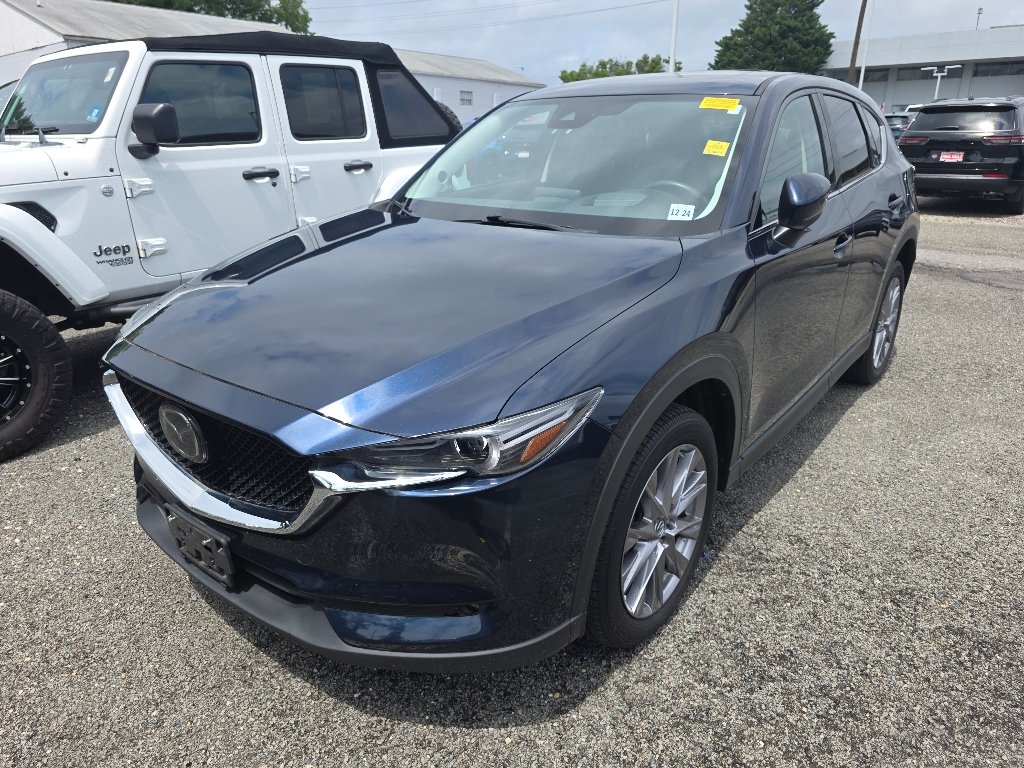 Used 2019 Deep Crystal Blue Mica Mazda Grand Touring image 1