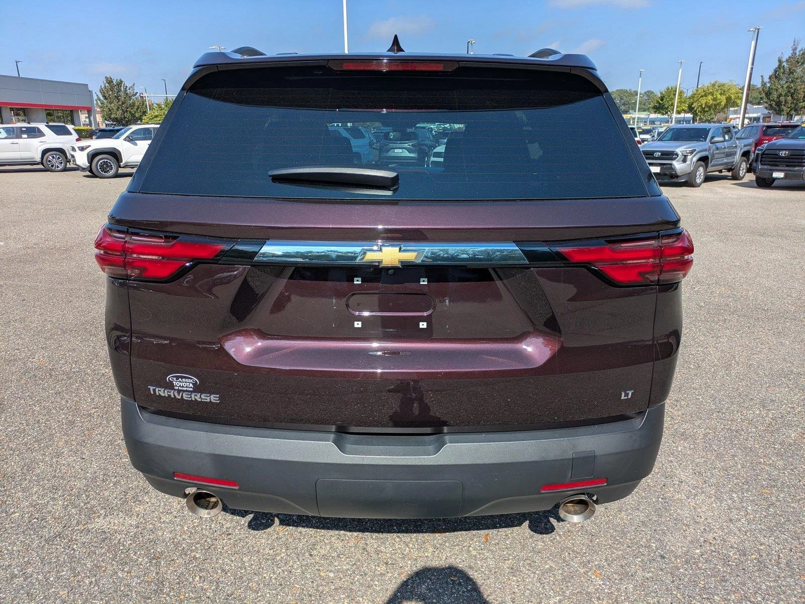 Used 2023 Black Cherry Metallic Chevrolet LT Cloth image 3