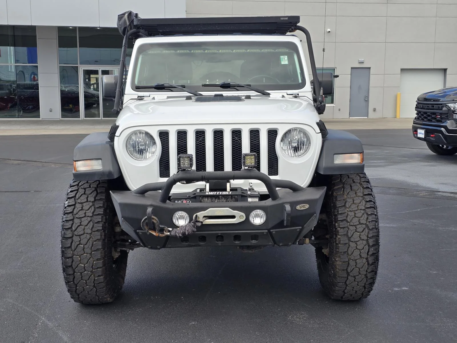 Used 2018 Bright White Clearcoat Jeep Sport S image 2