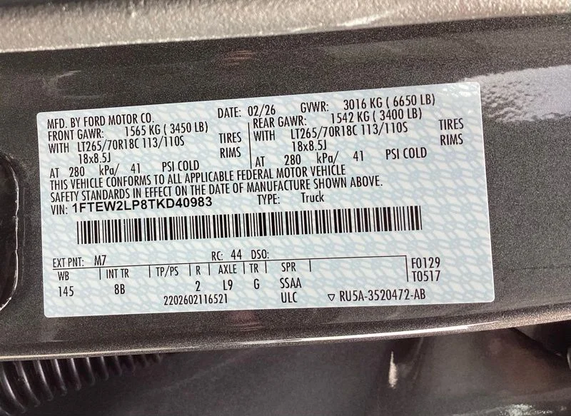 New 2026 Gray Ford STX image 25