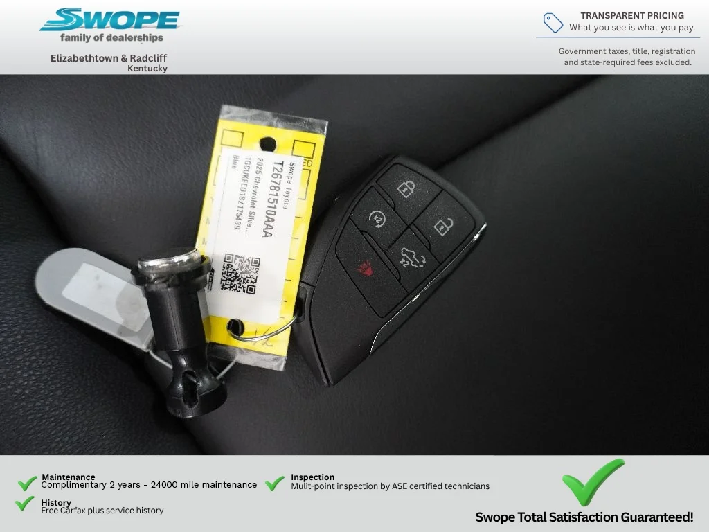 Used 2025 Riptide Blue Metallic Chevrolet RST image 30