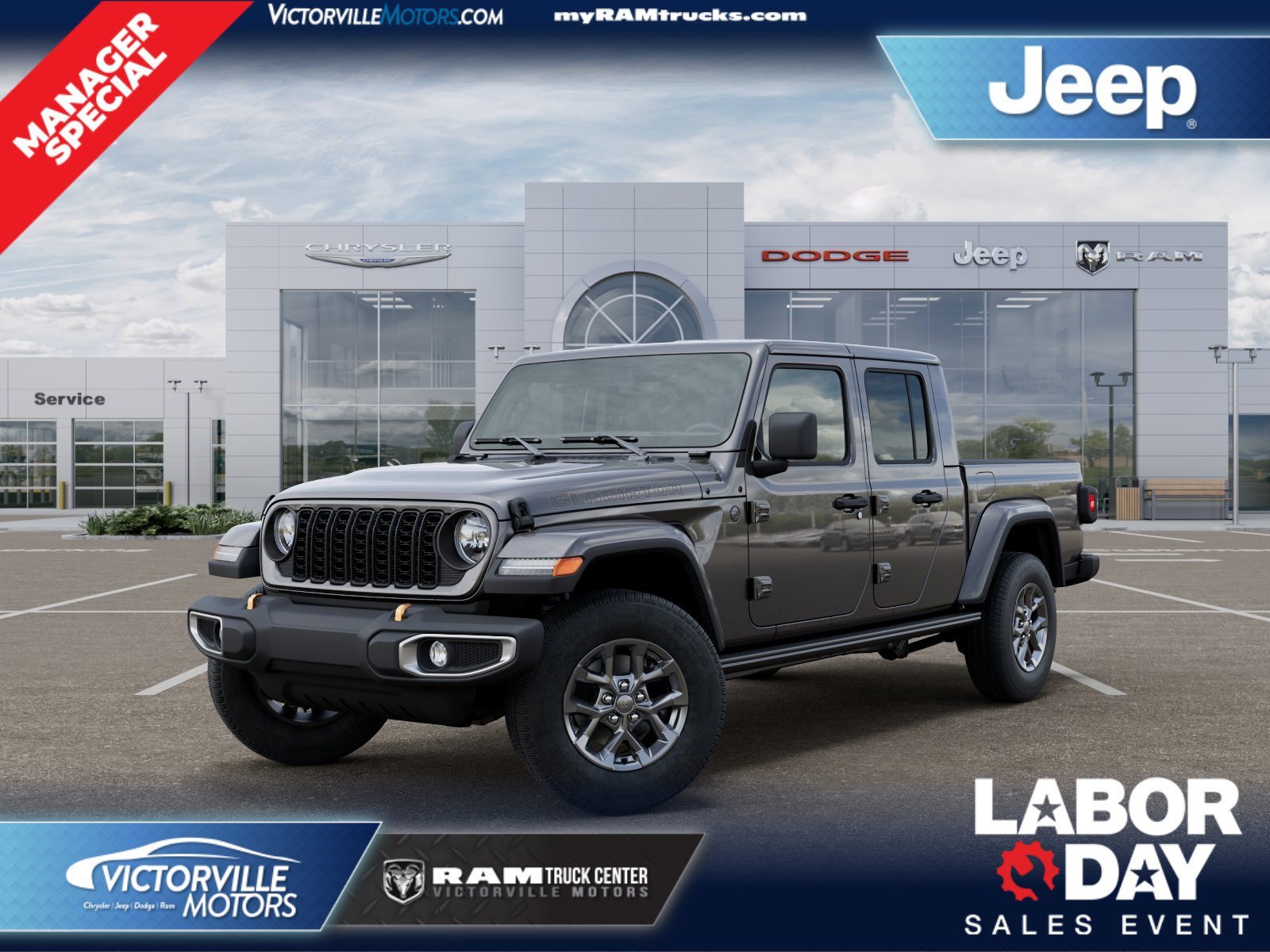 New 2026 Granite Crystal Metallic Clearcoat Jeep 85th Anniversary Edition image 1