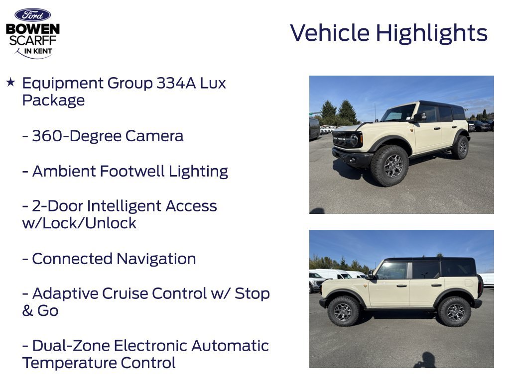 Used 2025 Desert Sand Ford Badlands image 4