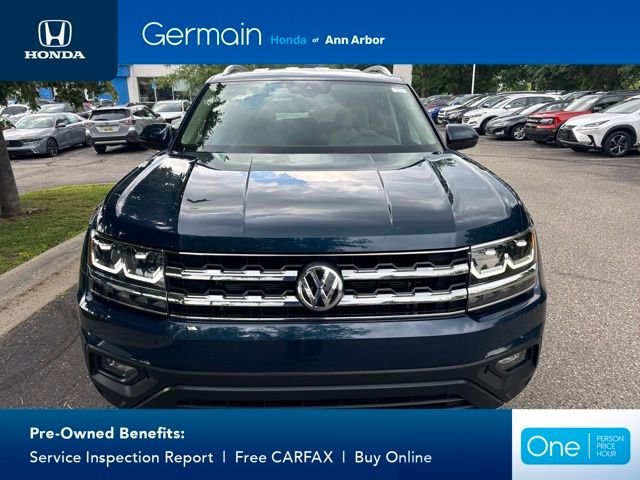 Used 2019 Blue Metallic Volkswagen 3.6L V6 SE image 2