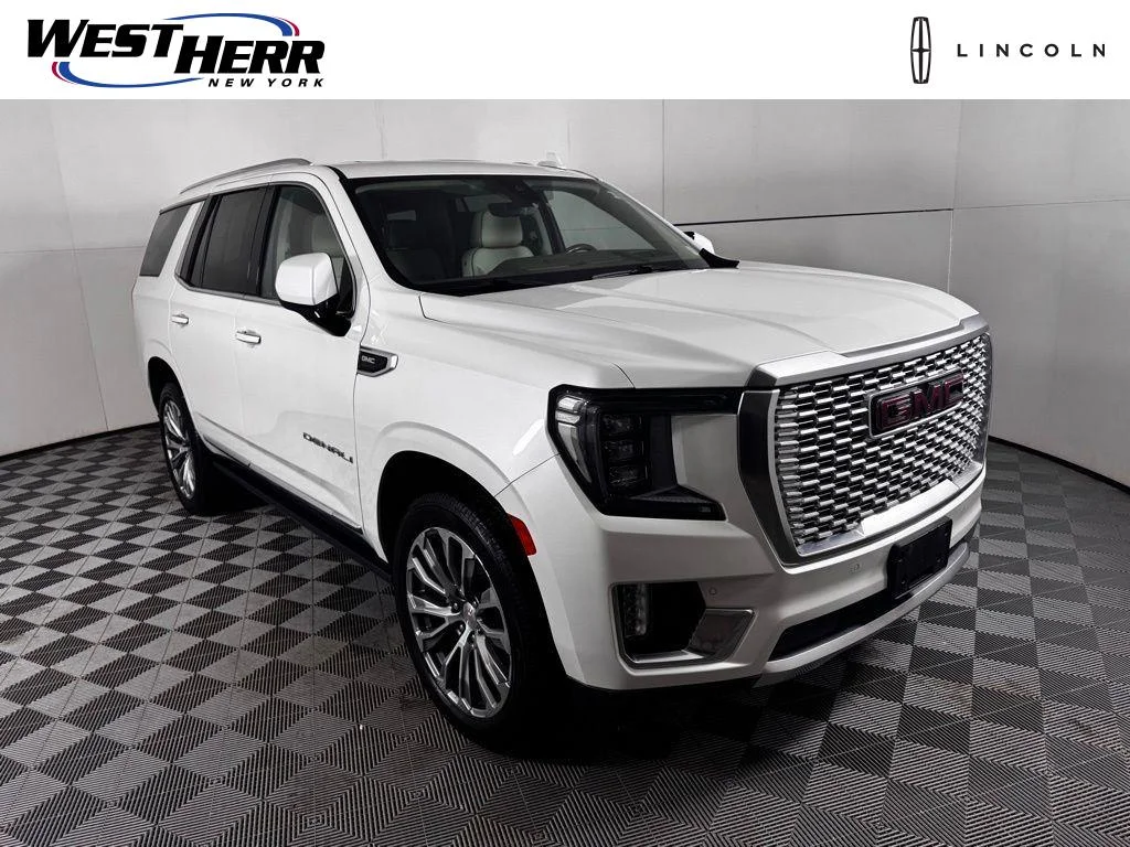 Used 2021 White Frost GMC Denali image 1